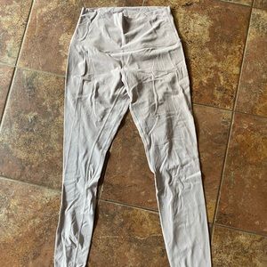 Lululemon Aligns full length in a very light lilac